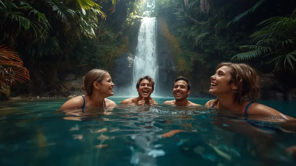 Jungle Waterfall Captions