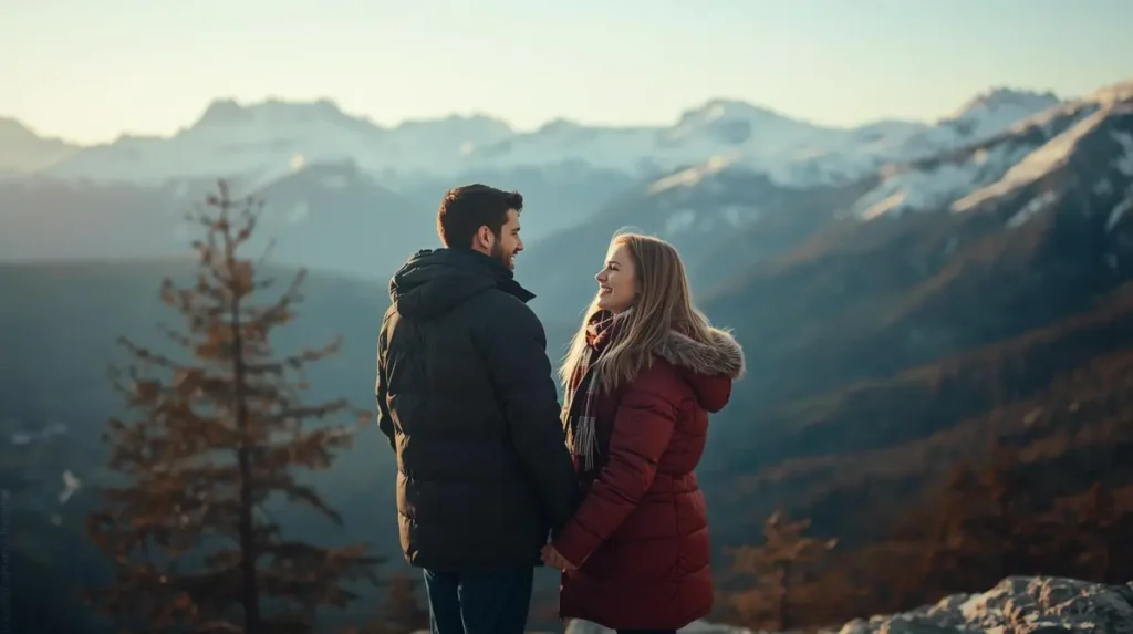 Romantic Mountain Captions