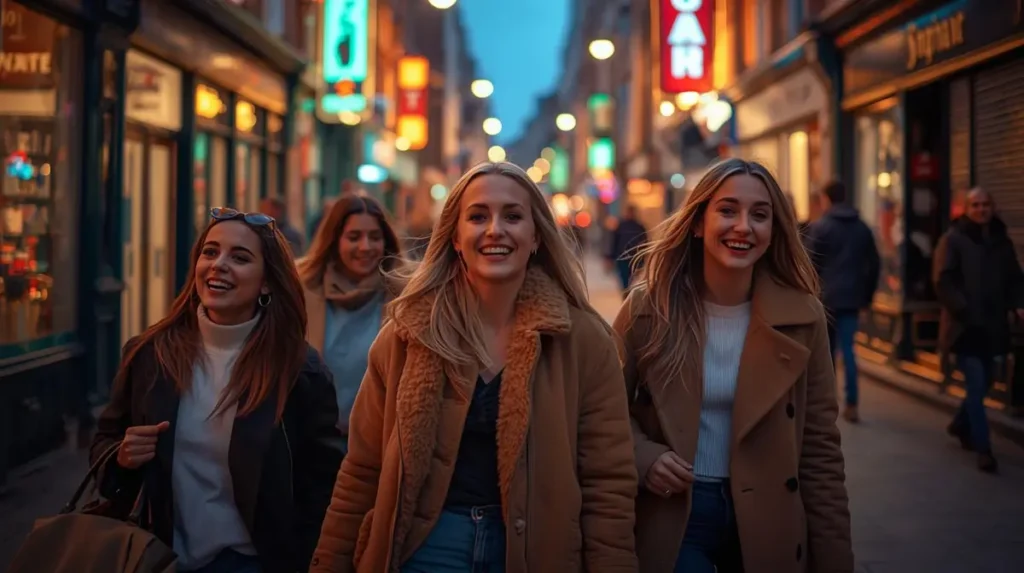 Soho Nightlife City Captions