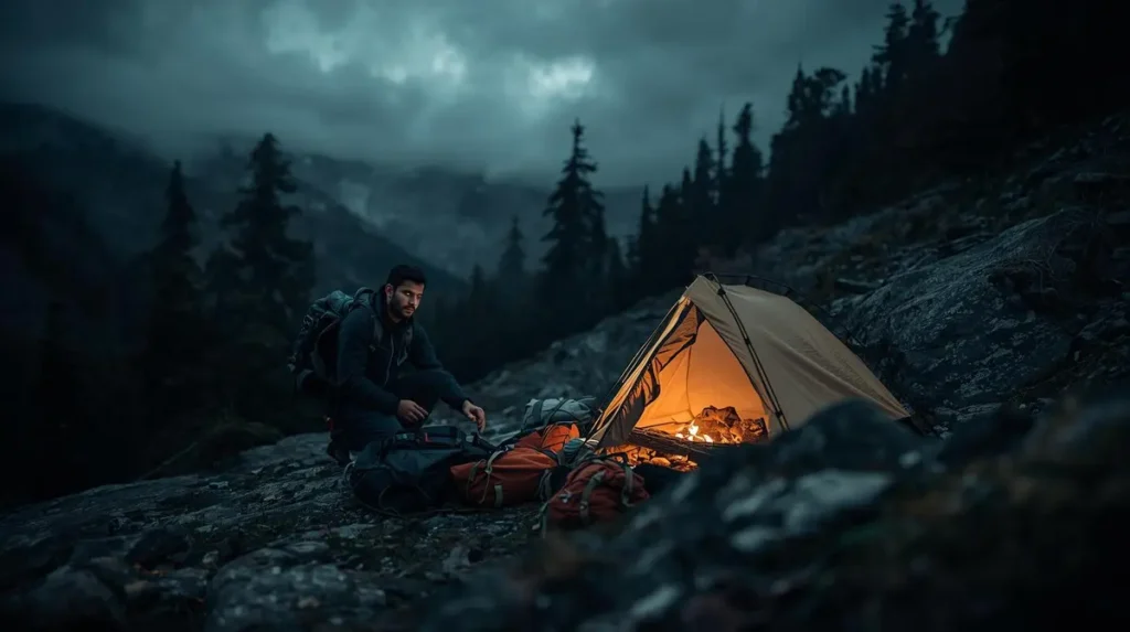 Survival Camping Captions