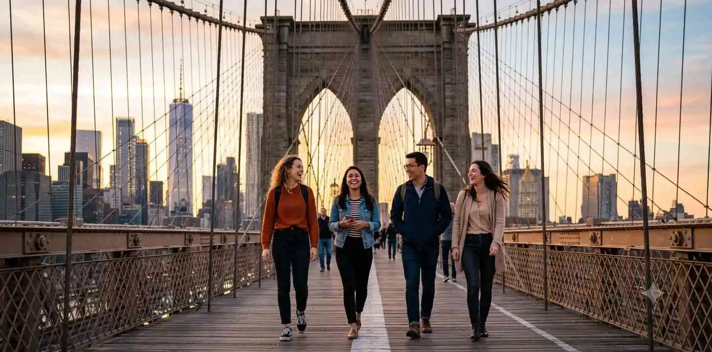 Brooklyn Bridge Captions