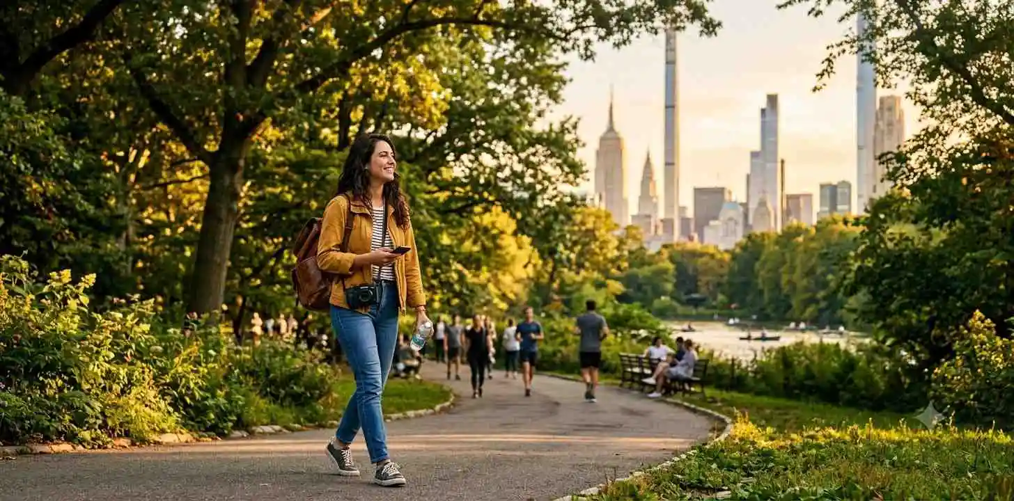 Central Park Captions