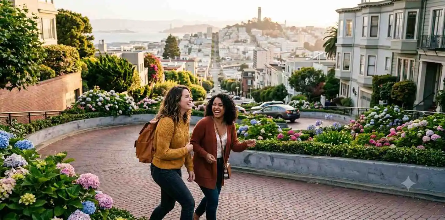 Lombard Street Captions