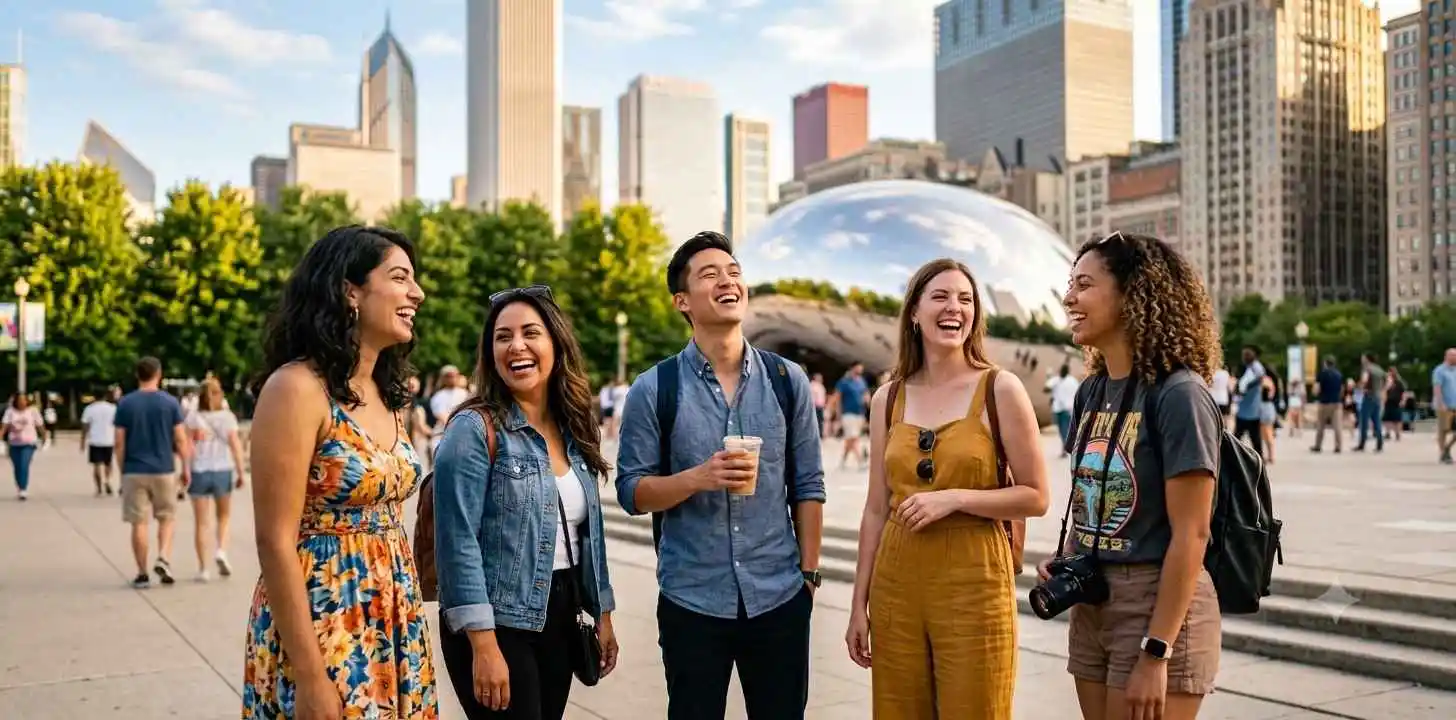 Millennium Park Captions