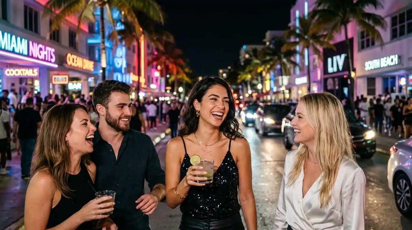 Miami Night Captions